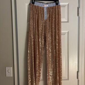 Hand Over Sequin Pants